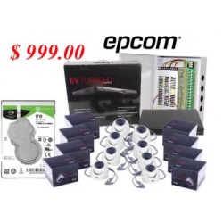 EPCOM 8 CAMARAS TVI COMBO
