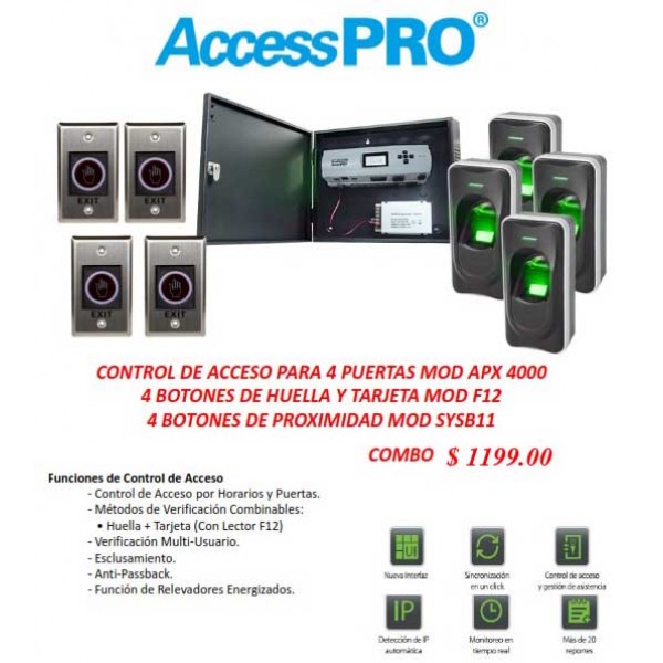 Access Pro IP Control Panel Combo