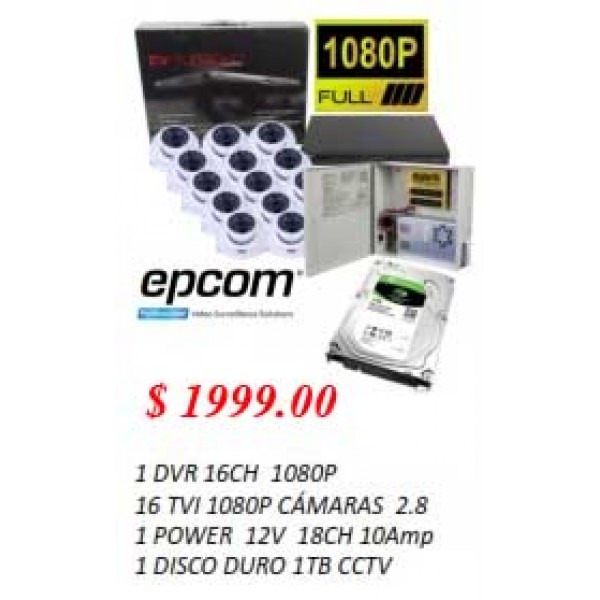 EPCOM 16 CAMERA Package