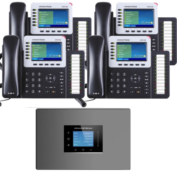GrandStream Combo UCM6302A with four GXP2160